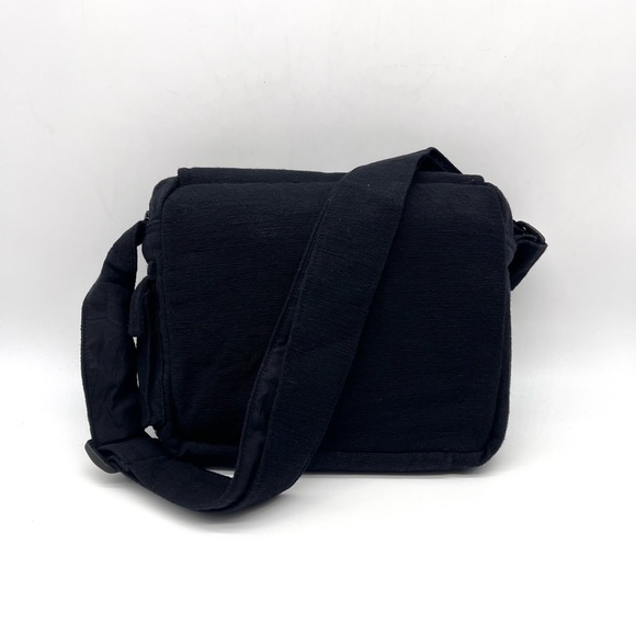 Lukla Messenger Bag Black with Sun Moon Embroidery - Picture 2 of 9